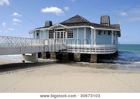 Piren restaurang Halcyon Beach St Lucia