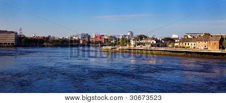 Limerick City And Shannon River