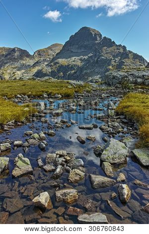 Landscape Of Orlovets Peak From Elenski Lakes, Rila Mountain, Bulgaria