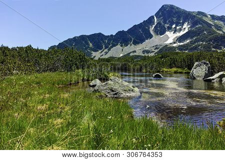 Landscape With Sivrya Peak And Banski Lakes, Pirin Mountain, Bulgaria