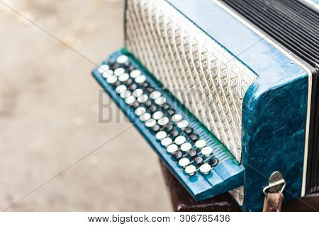 Classical Retro Bayan (accordion), Musical Instrument Retro Concept