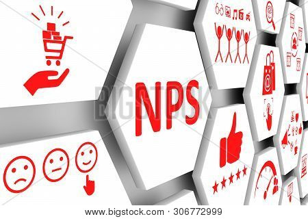 Nps Concept Cell Background 3d Render Illustration