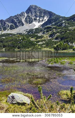 Landscape Of Fish Lakes And Sivrya Peak, Pirin Mountain, Bulgaria
