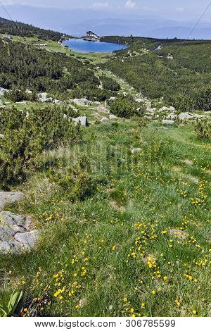 Panorama Around Bezbog Lake, Pirin Mountain, Bulgaria