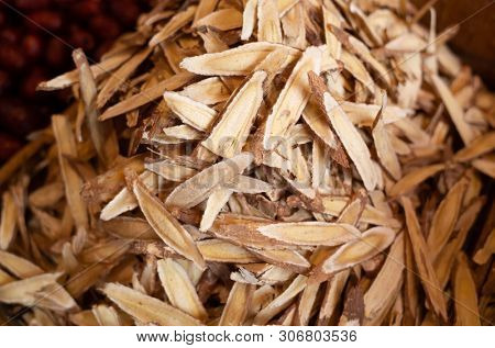 group stacks of traditional Chinese medicine, Astragali Radix