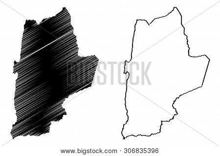 Antofagasta Region (republic Of Chile, Administrative Divisions Of Chile) Map Vector Illustration, S