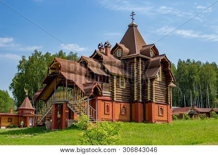 Monastery Cell Of The Russian Orthodox Church. Kolodezi, Borovsky District, Kaluzhskiy Region, Russi