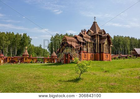 Monastery Cell Of The Russian Orthodox Church. Kolodezi, Borovsky District, Kaluzhskiy Region, Russi