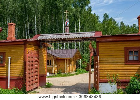 Monastery Cell Of The Russian Orthodox Church. Kolodezi, Borovsky District, Kaluzhskiy Region, Russi