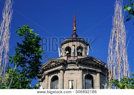 The Old Water Tower Architecture Building The City Of Volzhsky, Volgograd Oblast