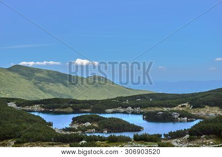 Glacial Lakes And A Tourist Trail In The Tatra Mountains In Poland