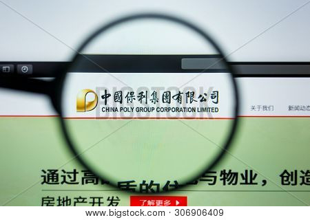 Los Angeles, California, Usa - 12 June 2019: Illustrative Editorial Of China Poly Group Corporation 