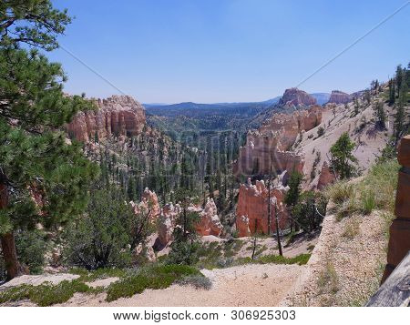 View From Farview Point Lookout At Bryce Canyon National Park With An Elevation Of 8,819.