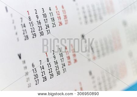 Calendar Sheet. Calendar Of The Year Two Thousand Nineteen. May.