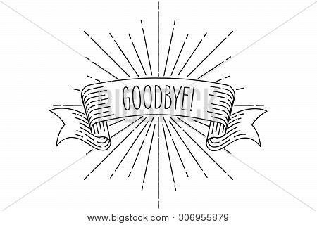 Farewell Banner Vector Photo Free Trial Bigstock