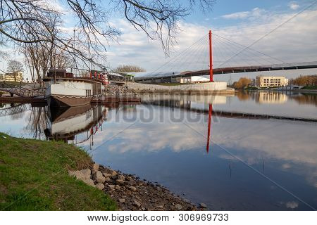 Jelgava Zemgale Latvija Latvia City River Landscape