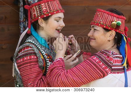 Ivano-frankivsk Reg, Ukraine - Jun. 15, 2019: Multicultural Carpathian Festival Polonynsky Summer Ha