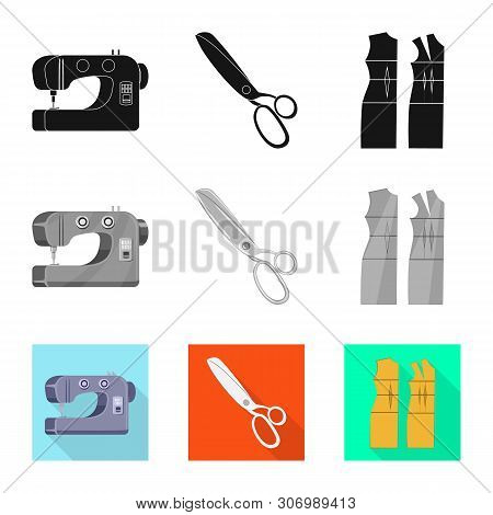 Vector Design Of Craft And Handcraft Sign. Collection Of Craft And Industry Vector Icon For Stock.