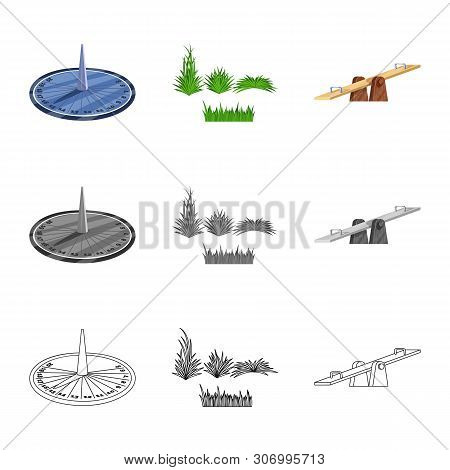 Isolated Object Of Urban And Street Sign. Set Of Urban And Relaxation Stock Vector Illustration.