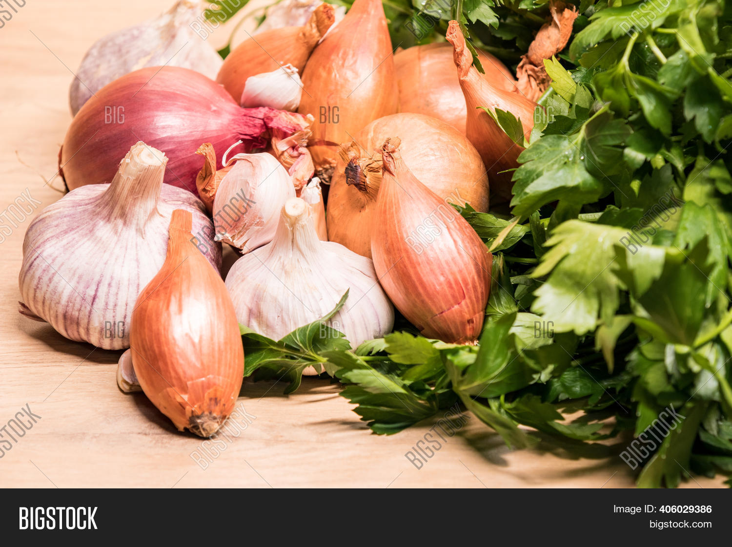 Garlic Onion Shallot Image & Photo (Free Trial) Bigstock
