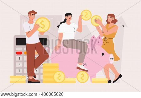 High Potential And Company Developement, Growth Banner, Web Landing Page. Concept Of Business Succes