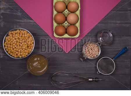 Aquafaba Chickpea Decoction Is An Alternative To Avoiding Eggs In Cooking. Ingredients For Aquafaba 