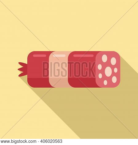 Sausage Snag Icon. Flat Illustration Of Sausage Snag Vector Icon For Web Design