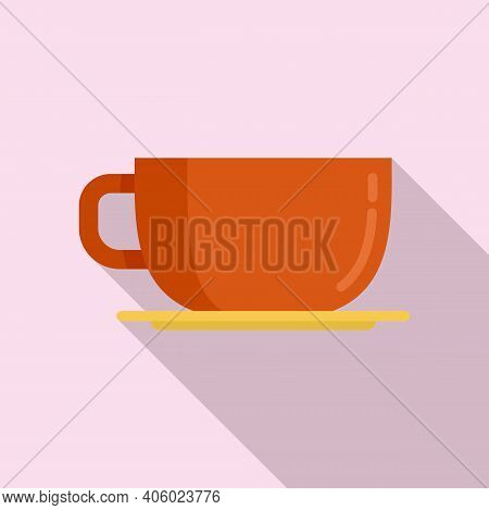 Coffee Cup Icon. Flat Illustration Of Coffee Cup Vector Icon For Web Design