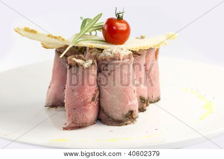 rolinhos de carne
