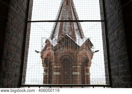 Bell Tower Of Epiphany Cathedral In Kazan