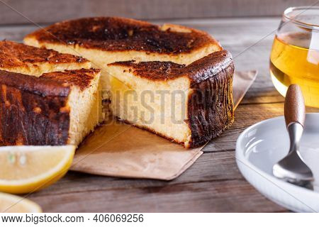Basque Burnt Cheesecake Is The Alter Ego To The Classic New York-style Cheesecake With A Press-in Co
