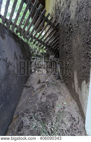 Storm Damage Caused By Mudslides
