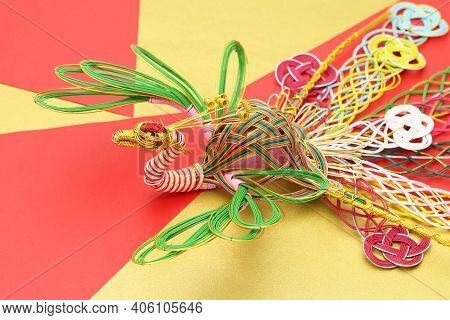 Pictured The Mizuhiki Phoenix Bird Is Decorative Japanese Cord Made From Twisted Paper.