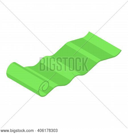 Sport Mat Icon. Isometric Of Sport Mat Vector Icon For Web Design Isolated On White Background
