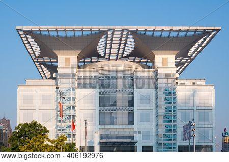 Shanghai, China - November 19, 2008: Urban Planning Exhibition Center At Renmin Park (people's Squar
