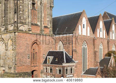 Detail Martini Church Of Dutch City Groningen