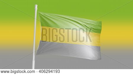 Lithromantic Pride Flag. Coming Out. Celebrated. Festival And Parade. Modern Minimal Design. Lgbt Sy