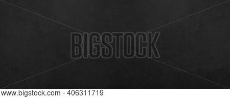 Dark Cement Wall Concrete Polished Textured Background Abstract Black Color Paint Material Smooth Su