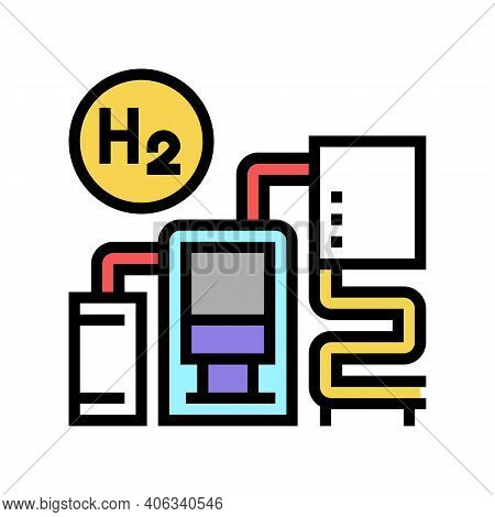Ammonia Production Color Icon Vector. Ammonia Production Sign. Isolated Symbol Illustration