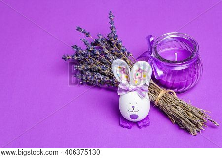Monochromatic Lavender Easter Concept