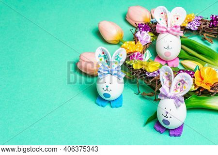 Traditional Easter Symbols Concept