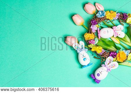 Traditional Easter Symbols Concept