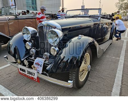 31st Jan 2021, Bandra, Mumbai, Vintage Car Exhibition, Mumbai Art Festival 2021.