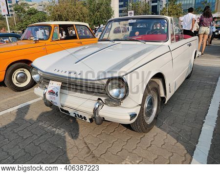 31st Jan 2021, Bandra, Mumbai, Vintage Car Exhibition, Mumbai Art Festival 2021.