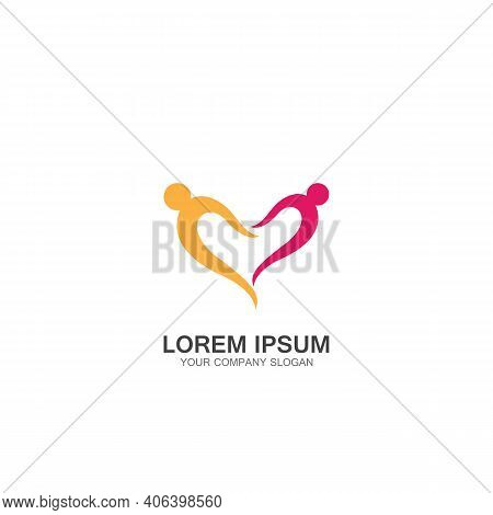 Community, Network And Social Logo Design Template Vector