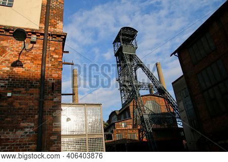 A View From The Rusty, Abandoned Steel City In Vítkovice In Czech Republic The Area Is Used As An In