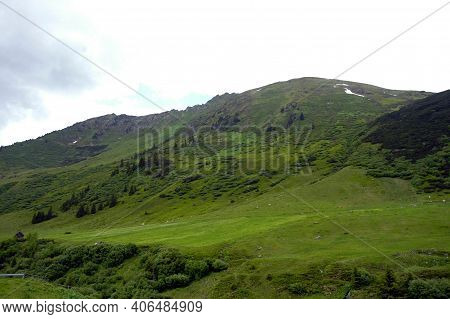 Alpine Landscape In The Mountains Of Austria, Planneralm