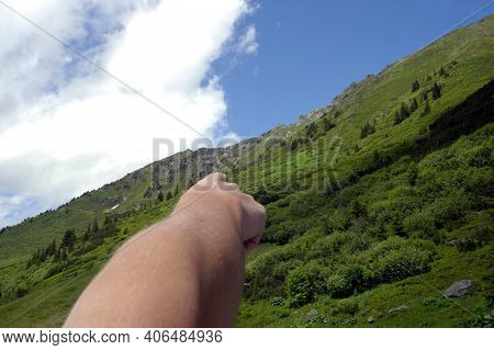 Alpine Landscape In The Mountains Of Austria, Planneralm