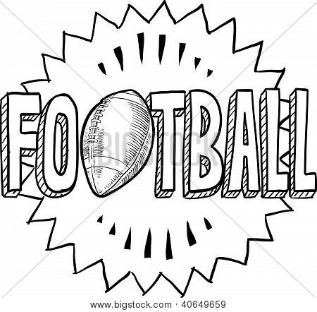 Croquis de football américain