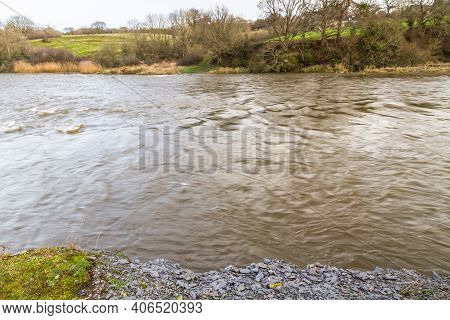 River Afon Teifi Near Cardigan